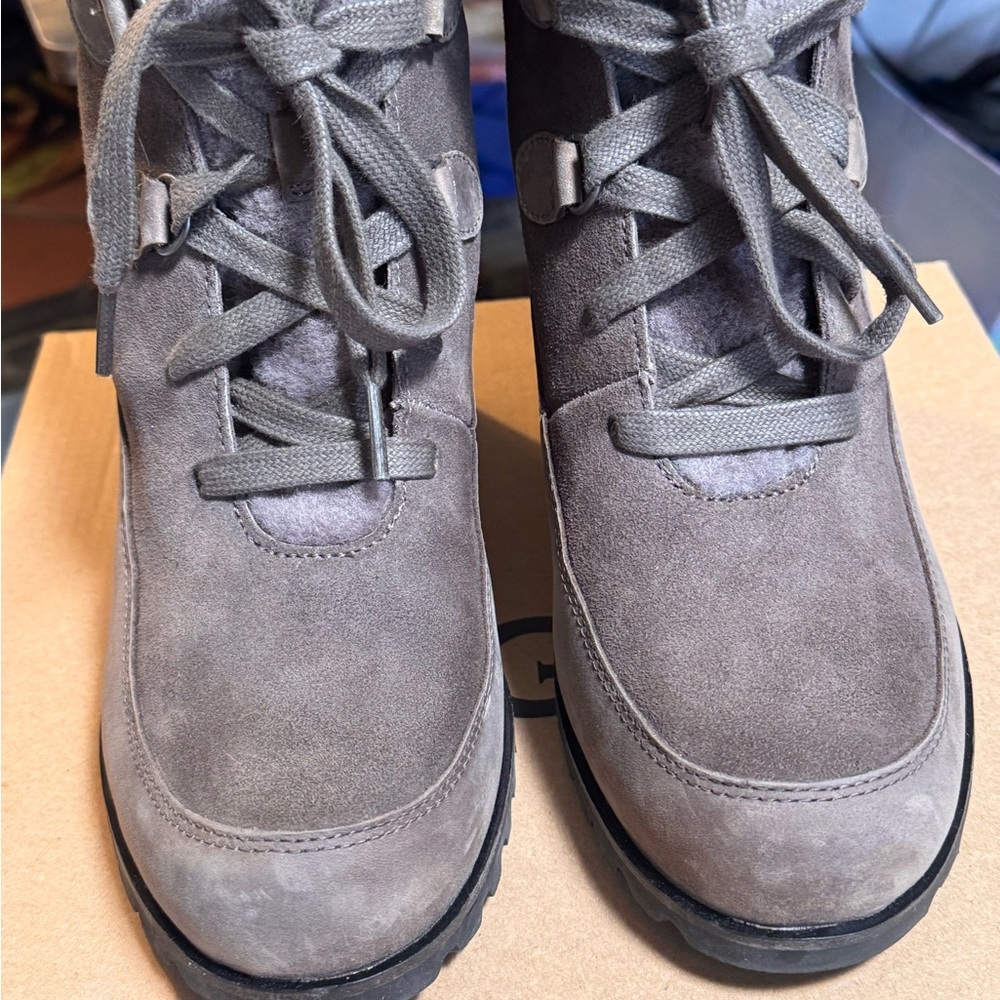 UGG Valory Dark Boots - Picture 6 of 16